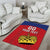 Custom Liechtenstein Football Area Rug Come On The Blue-Reds