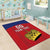 Custom Liechtenstein Football Area Rug Come On The Blue-Reds