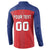 Custom Liechtenstein Football Button Sweatshirt Come On The Blue-Reds