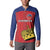 Custom Liechtenstein Football Button Sweatshirt Come On The Blue-Reds