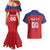 Custom Liechtenstein Football Couples Matching Mermaid Dress and Hawaiian Shirt Come On The Blue-Reds