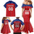 Custom Liechtenstein Football Family Matching Mermaid Dress and Hawaiian Shirt Come On The Blue-Reds