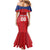 Custom Liechtenstein Football Family Matching Mermaid Dress and Hawaiian Shirt Come On The Blue-Reds