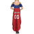 Custom Liechtenstein Football Family Matching Summer Maxi Dress and Hawaiian Shirt Come On The Blue-Reds