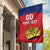 Custom Liechtenstein Football Garden Flag Come On The Blue-Reds