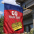 Custom Liechtenstein Football Garden Flag Come On The Blue-Reds