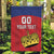 Custom Liechtenstein Football Garden Flag Come On The Blue-Reds