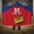 Custom Liechtenstein Football Hooded Blanket Come On The Blue-Reds