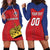 Custom Liechtenstein Football Hoodie Dress Come On The Blue-Reds