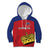 Custom Liechtenstein Football Kid Hoodie Come On The Blue-Reds