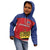 Custom Liechtenstein Football Kid Hoodie Come On The Blue-Reds