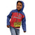 Custom Liechtenstein Football Kid Hoodie Come On The Blue-Reds