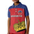 Custom Liechtenstein Football Kid Polo Shirt Come On The Blue-Reds