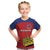 Custom Liechtenstein Football Kid T Shirt Come On The Blue-Reds