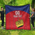 Custom Liechtenstein Football Quilt Come On The Blue-Reds