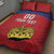 Custom Liechtenstein Football Quilt Bed Set Come On The Blue-Reds