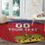 Custom Liechtenstein Football Round Carpet Come On The Blue-Reds