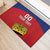 Custom Liechtenstein Football Rubber Doormat Come On The Blue-Reds