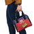 Custom Liechtenstein Football Shoulder Handbag Come On The Blue-Reds