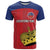 Custom Liechtenstein Football T Shirt Come On The Blue-Reds