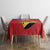 Custom Liechtenstein Football Tablecloth Come On The Blue-Reds