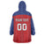 Custom Liechtenstein Football Wearable Blanket Hoodie Come On The Blue-Reds