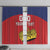 Custom Liechtenstein Football Window Curtain Come On The Blue-Reds