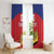 Custom Liechtenstein Football Window Curtain Come On The Blue-Reds