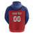 Custom Liechtenstein Football Zip Hoodie Come On The Blue-Reds