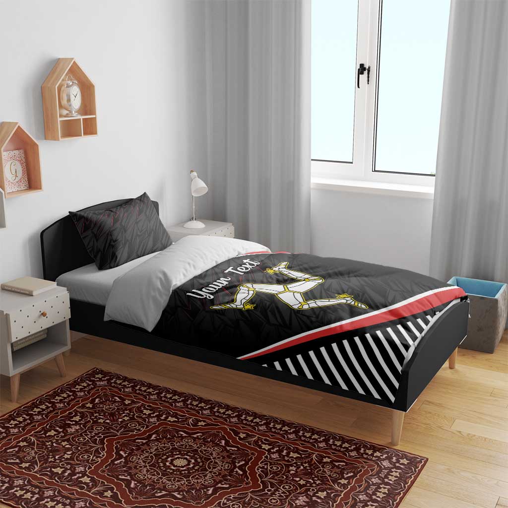 Personalized Isle of Man Bedding Set Quocunque Jeceris Stabit