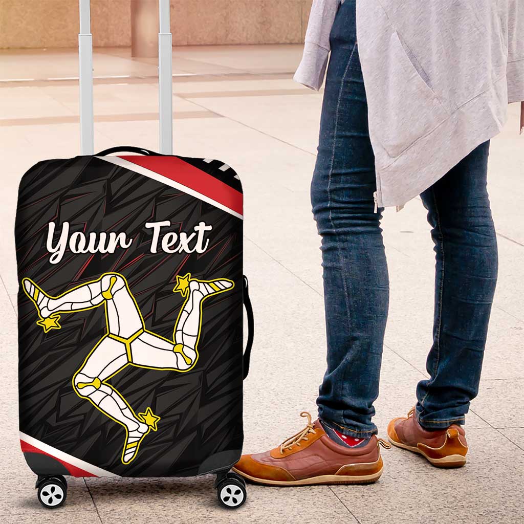 Personalized Isle of Man Luggage Cover Quocunque Jeceris Stabit