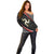 Personalized Isle of Man Off Shoulder Sweater Quocunque Jeceris Stabit