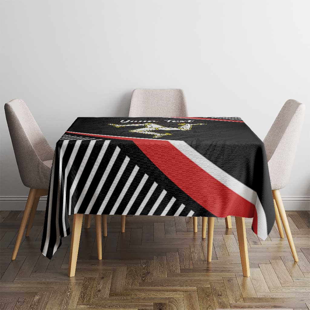 Personalized Isle of Man Tablecloth Quocunque Jeceris Stabit