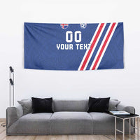 Custom Iceland Football Tapestry Strakarnir Okkar Celtic Pattern
