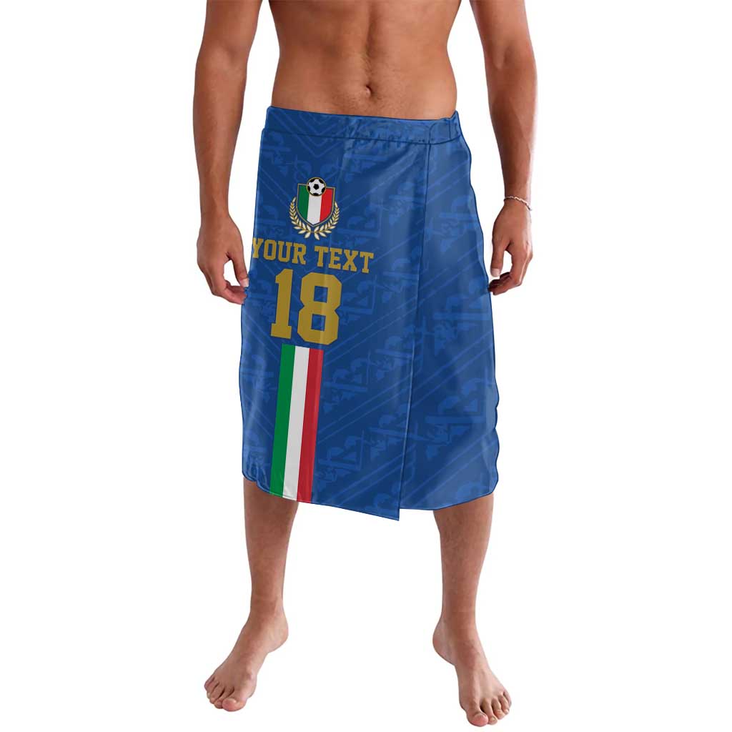 Custom Italy Football Lavalava Come On Gli Azzurri