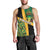 Jamaica Lion Rastafarian Men Tank Top With Kente Pattern - Wonder Print Shop