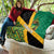 Jamaica Lion Rastafarian Quilt With Kente Pattern