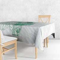 Custom Cricket South Africa Tablecloth Proteas Go Champion White Version - Wonder Print Shop
