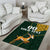 Custom South Africa Springbok Jumping Area Rug With Kente Patterns - Wonder Print Shop