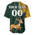 Custom South Africa Springbok Jumping Baseball Jersey With Kente Patterns - Wonder Print Shop