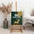 Custom South Africa Springbok Jumping Canvas Wall Art With Kente Patterns - Wonder Print Shop