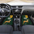 Custom South Africa Springbok Jumping Car Mats With Kente Patterns - Wonder Print Shop