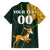 Custom South Africa Springbok Jumping Family Matching Puletasi and Hawaiian Shirt With Kente Patterns - Wonder Print Shop