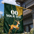 Custom South Africa Springbok Jumping Garden Flag With Kente Patterns - Wonder Print Shop