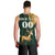 Custom South Africa Springbok Jumping Men Tank Top With Kente Patterns - Wonder Print Shop