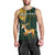 Custom South Africa Springbok Jumping Men Tank Top With Kente Patterns - Wonder Print Shop