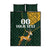 Custom South Africa Springbok Jumping Quilt Bed Set With Kente Patterns - Wonder Print Shop