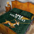 Custom South Africa Springbok Jumping Quilt Bed Set With Kente Patterns - Wonder Print Shop