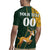 Custom South Africa Springbok Jumping Rugby Jersey With Kente Patterns - Wonder Print Shop