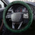 South Africa Springbok Jumping Steering Wheel Cover With Kente Patterns